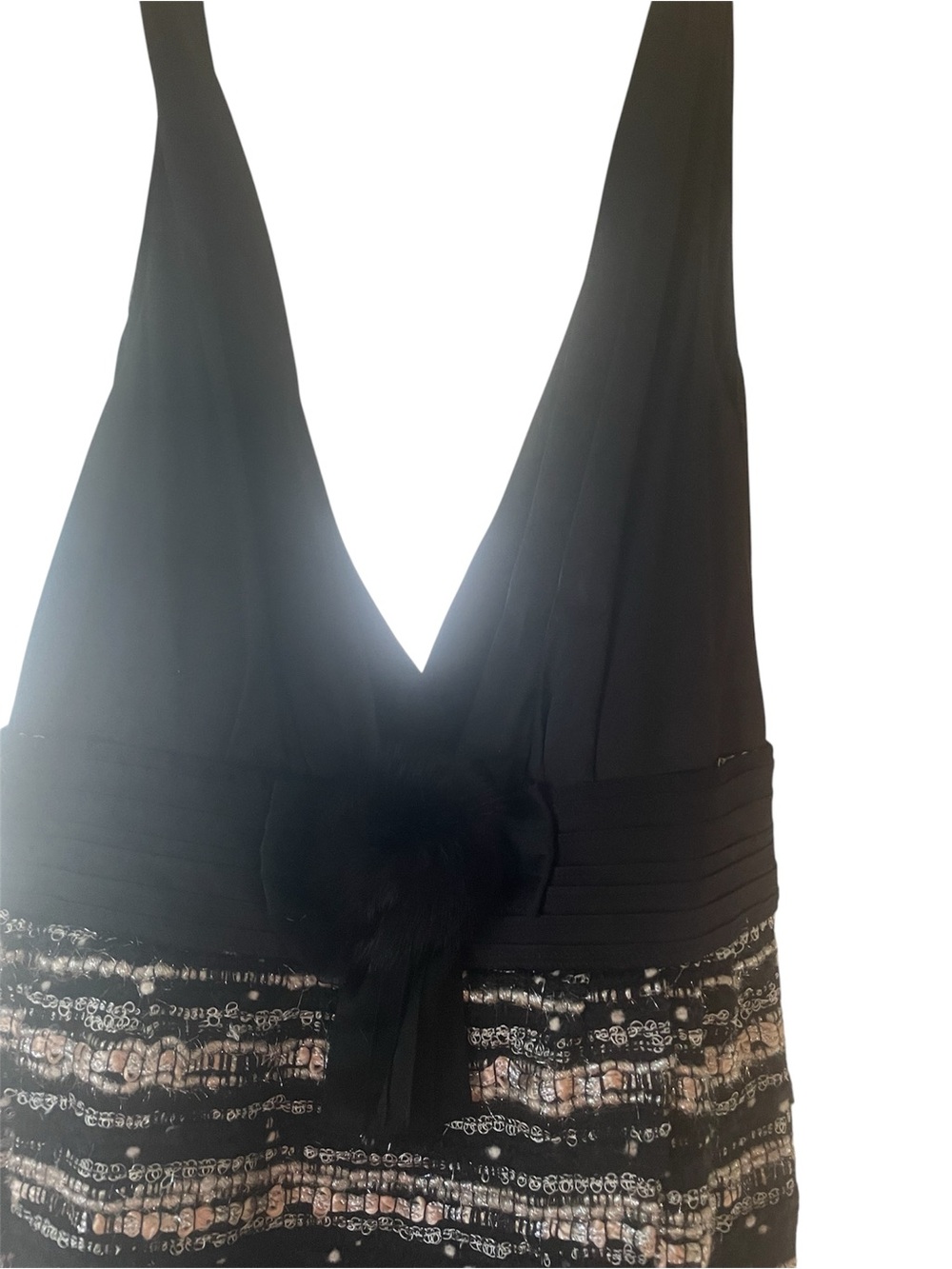Obzee  New York Vintage Halter Cocktail Dress Size 42 |Y2K made in South Korea
